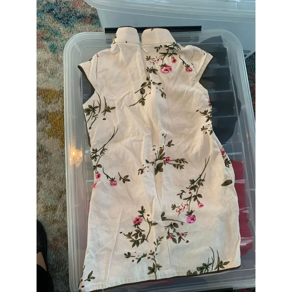 Cheongsam kid floral